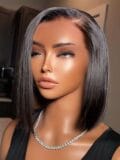 Super Natural Side Part Glueless Minimalist Lace Bob Wig