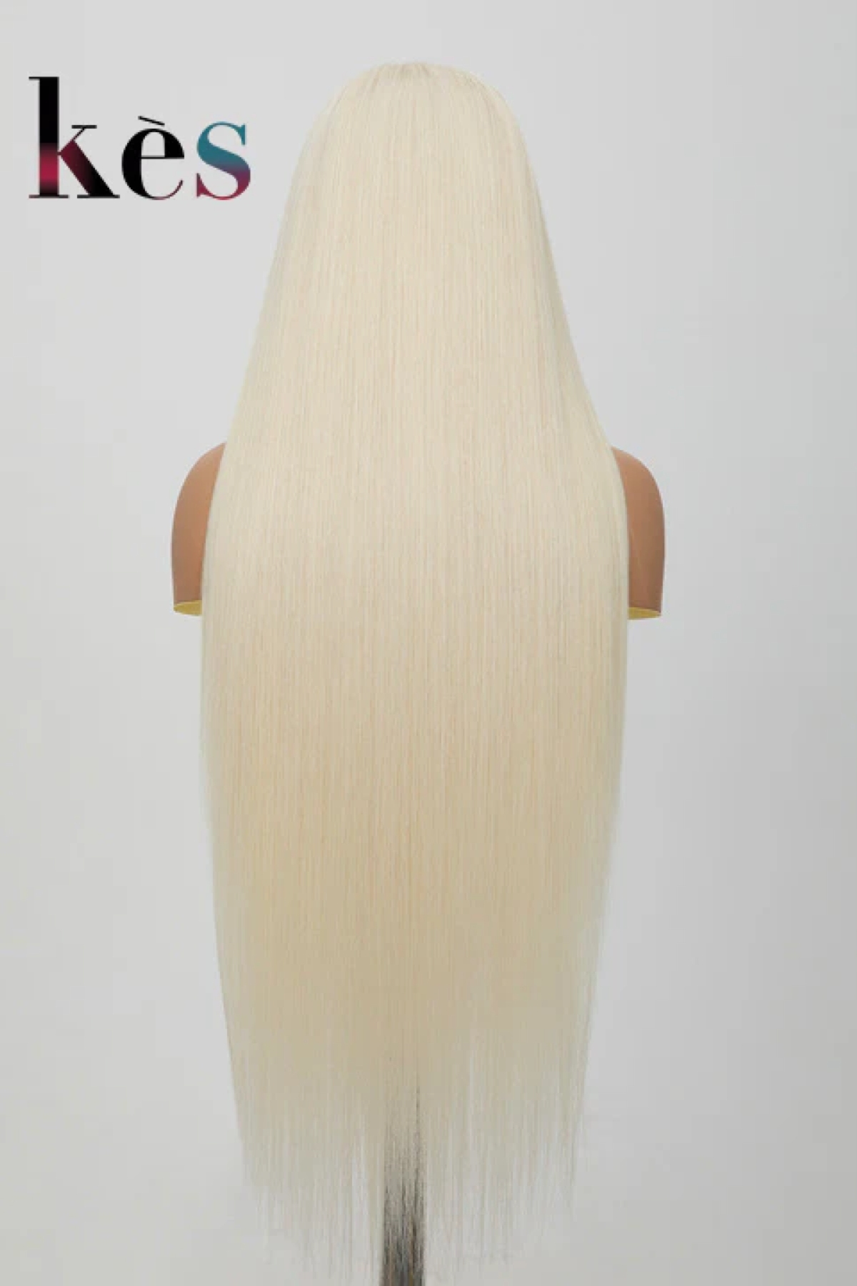 Keswigs White Color #60 200 density straight virgin human hair 13x6 HD Lace front wigs