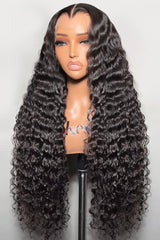 Keswigs 200 Density 13x6 Human Hair Burmese Curly HD Lace Frontal Wig Fashionable Appearance