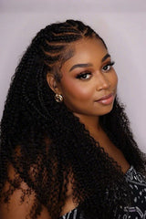 Keswigs 30 inch 13x6  human hair HD Lace front wigs 180 density curly wave lace frontal wigs