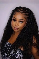 Keswigs 30 inch 13x6  human hair HD Lace front wigs 180 density curly wave lace frontal wigs