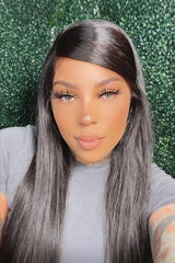 Keswigs 26 inch 13x6 human hair HD Lace front wigs 200 density straight lace frontal wigs