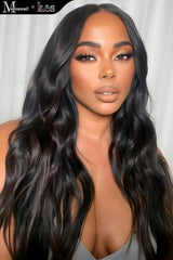 Kes x mauricecornell 24 inch 13x6 HD Lace front wigs virgin human hair 200 density lace frontal loose wave wigs natural color