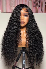 Keswigs 13x6 HD Lace front wigs virgin human hair 200 density lace frontal burmese curly wave wigs