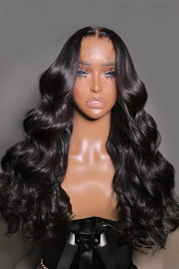 Keswigs 13x6 HD Lace front wigs virgin human hair 200 density lace frontal wand curls wigs