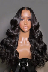 Keswigs 13x6 HD Lace front wigs virgin human hair 200 density lace frontal loose wave wigs