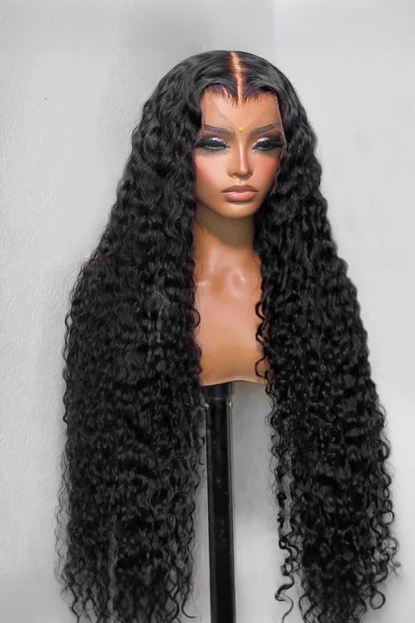 Keswigs 13x6 human hair HD Lace front wigs 180 density burmese curly wave lace frontal wigs