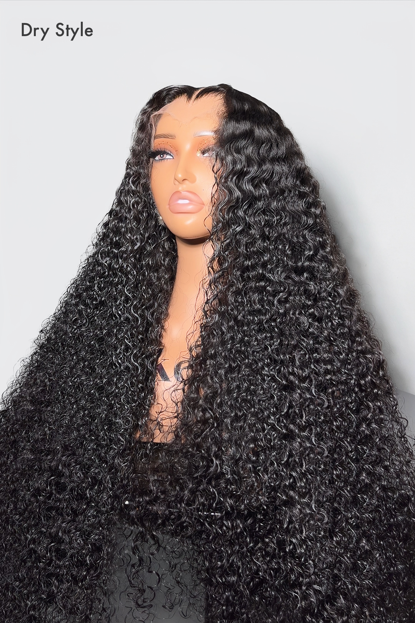 Keswigs 13x6 human hair HD Lace front wigs 200 density jerry curly lace frontal wigs