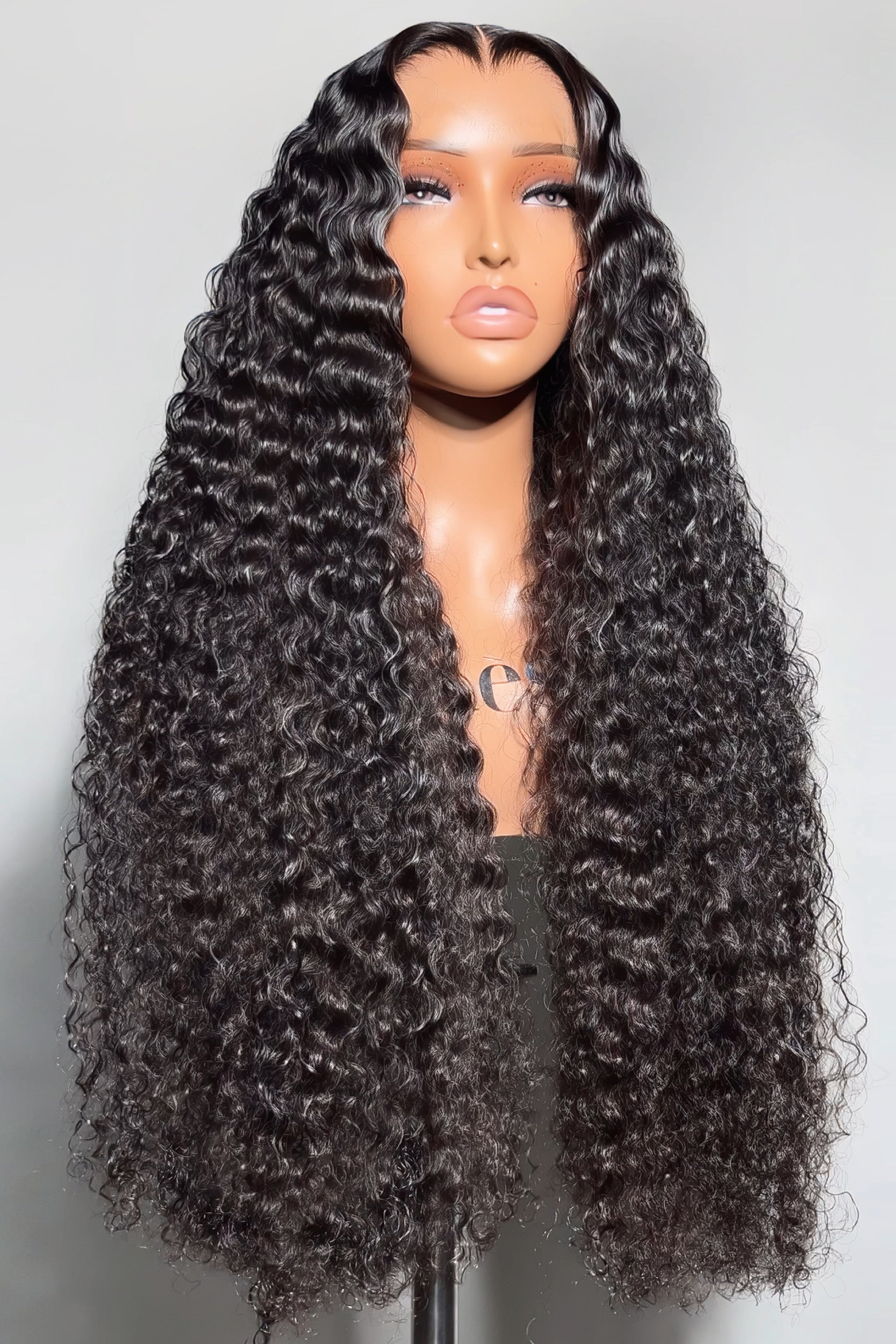 Keswigs 6x6 Glueless Wig Human Hair HD Lace Closure Wigs 200 Density Jerry Curly Wave Wigs