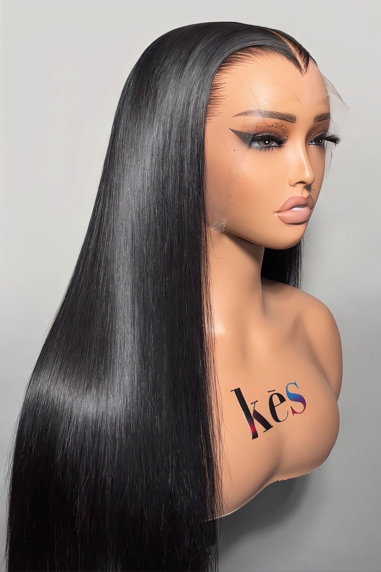 Keswigs 13x6 human hair HD Lace front wigs 180 density straight lace frontal wigs