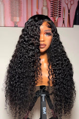 Keswigs 13x6 HD Lace front wigs virgin human hair 200 density lace frontal burmese curly wave wigs