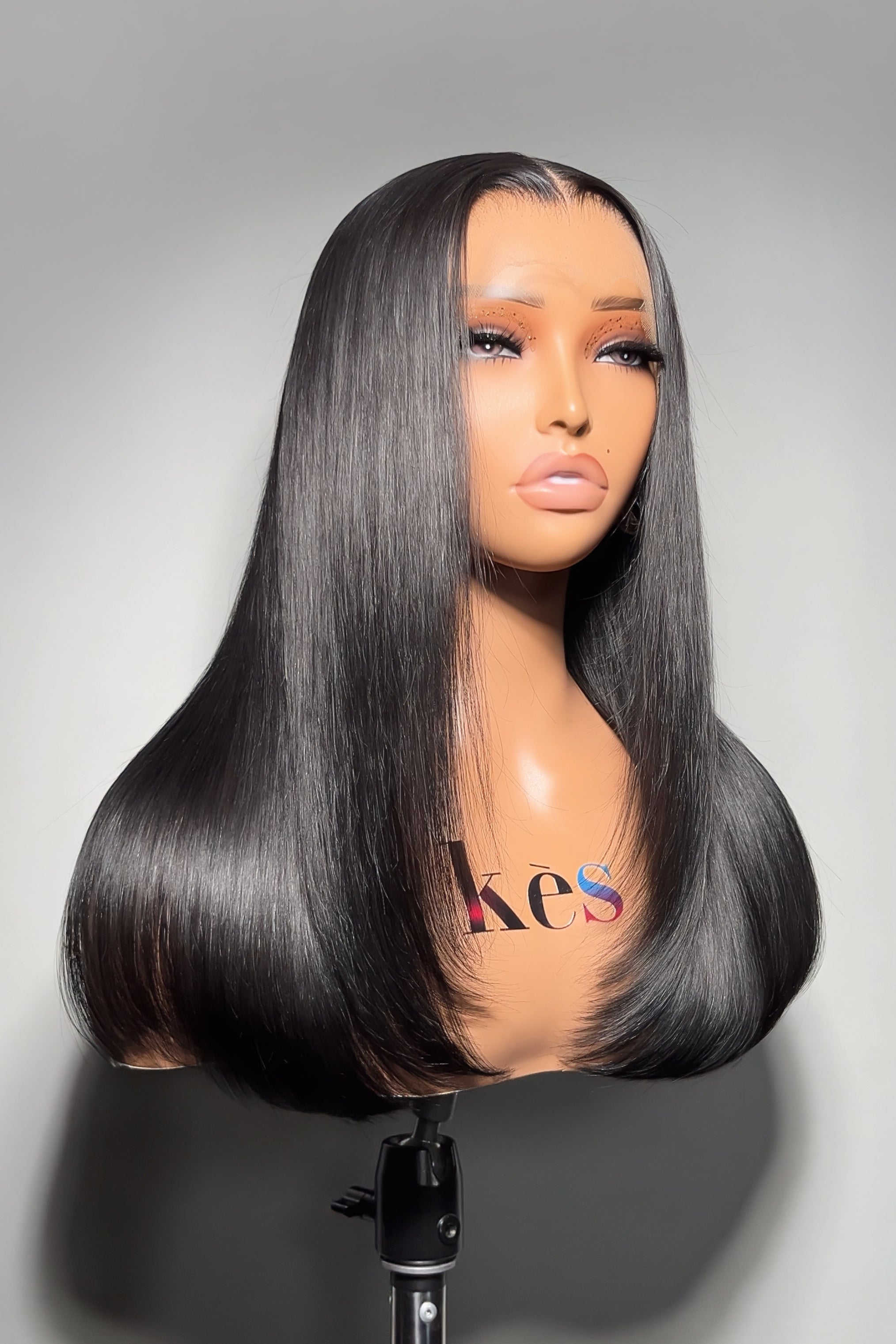 Keswigs 13x6 human hair HD Lace front wigs 180 density straight lace frontal wigs