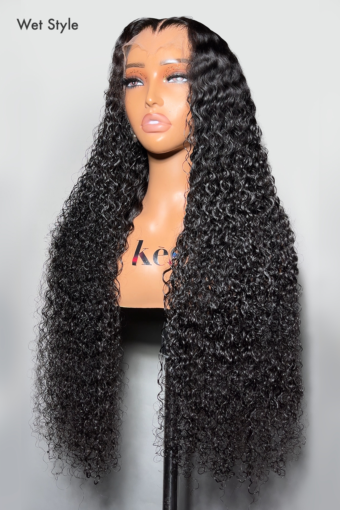 Keswigs 13x6 human hair HD Lace front wigs 200 density jerry curly lace frontal wigs