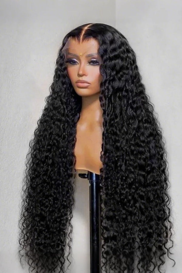 Keswigs 13x6 human hair HD Lace front wigs 180 density burmese curly wave lace frontal wigs