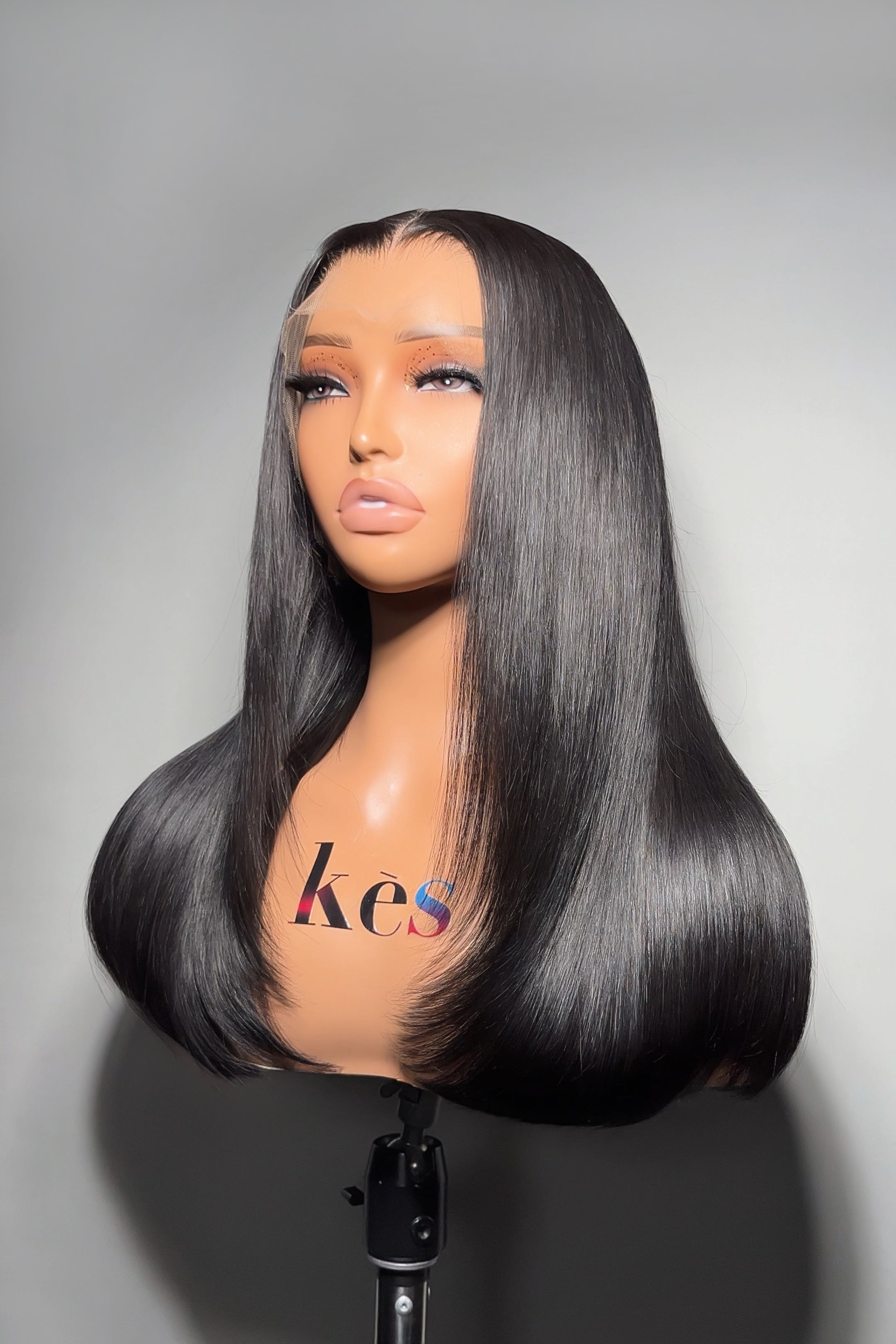 Keswigs 13x6 human hair HD Lace front wigs 180 density straight lace frontal wigs