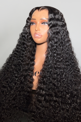 Keswigs 200Density 6x6 Glueless HumanHair HDLace Closure JerryCurly Wave Wig Overall Appearance
