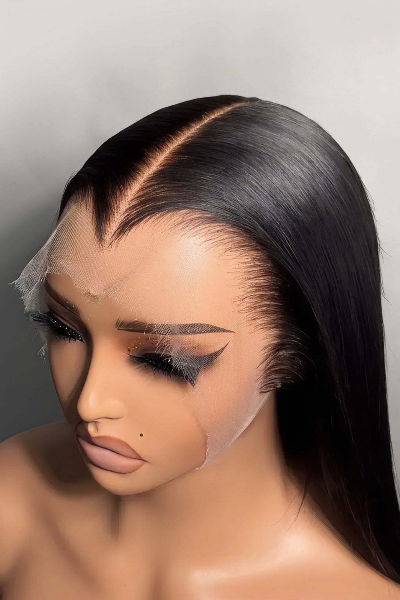 Keswigs 13x6 human hair HD Lace front wigs 180 density straight lace frontal wigs