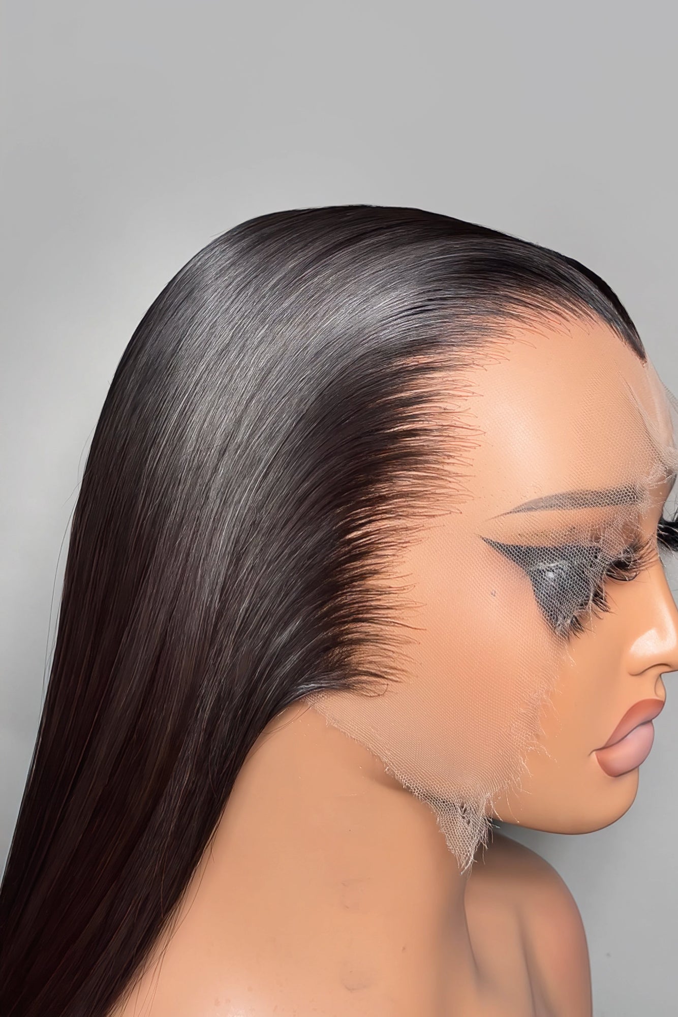 Keswigs 13x6 human hair HD Lace front wigs 180 density straight lace frontal wigs