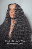 Keswigs 13x6 human hair HD Lace front wigs 200 density Burmese curly lace frontal wigs