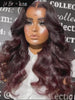 Kes x lilbit_collections 22 inch 5x5  Glueless human hair HD lace closure wigs 200% density body wave wigs black and 99j color