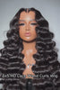 Keswigs 5x5 Glueless wig virgin human hair HD lace closure wigs 200 density wand curls wigs