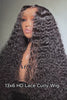 Keswigs 13x6 human hair HD Lace front wigs 200 density jerry curly lace frontal wigs