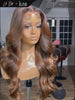 Kes x lilbit_collections 28 inch 5x5  Glueless human hair HD lace closure wigs 200% density body wave wigs brown color